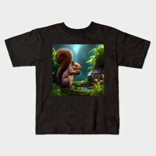 Squirrel Jewel Kids T-Shirt